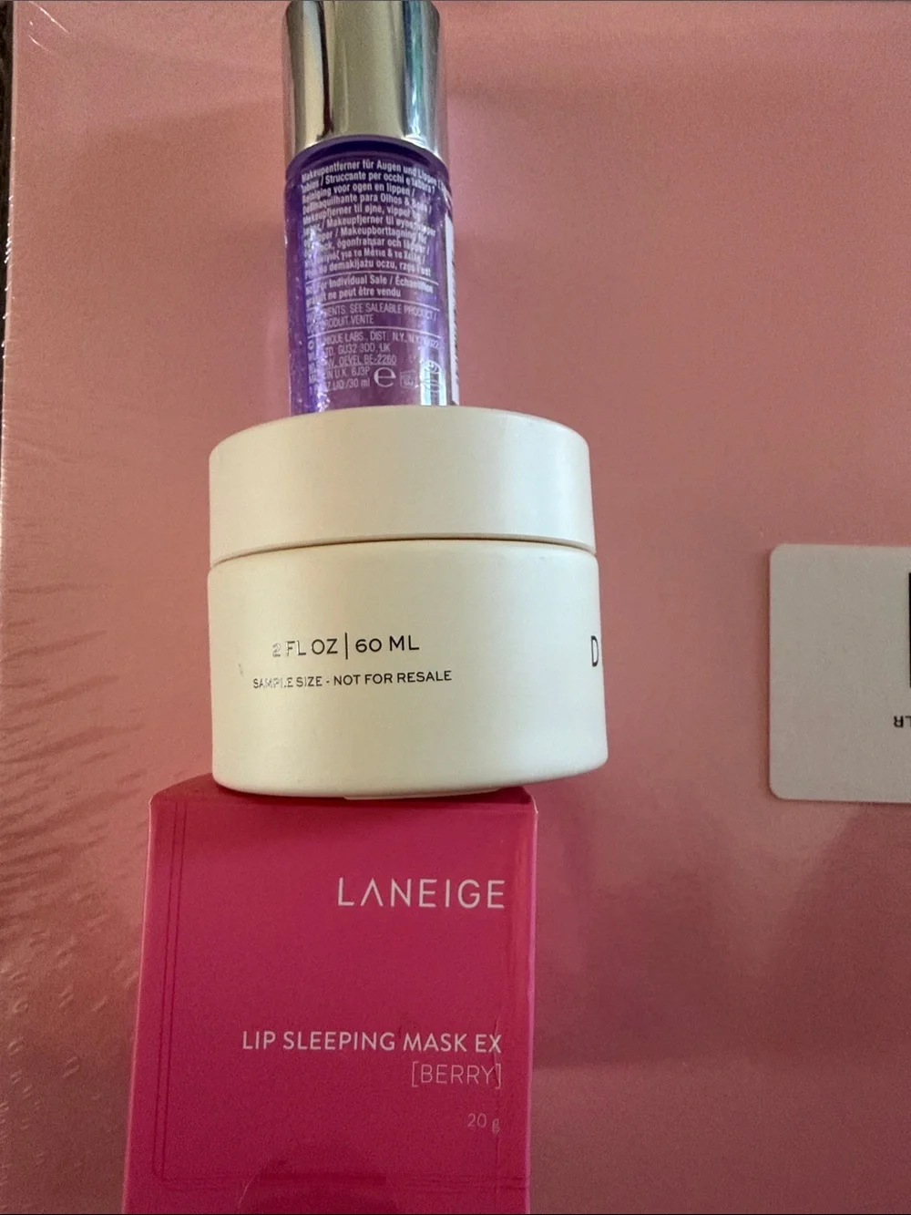 Bundle : LANEIGE Lip Sleeping Mask Ex + Clinique body butter